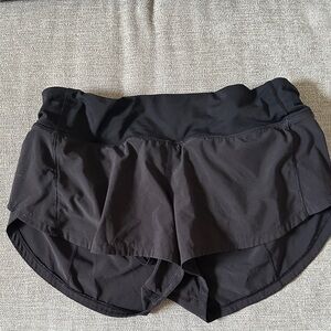 Black Women's Athletic Shorts Lululemon